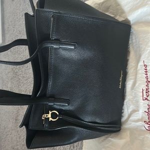 Salvatore Ferragamo double handle bag
